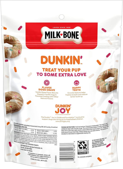 Milk-Bone Dunkin' Vanilla Glaze Flavor Dog Biscuits with Other Natural Flavors, 8 Oz. Bag - Image 9