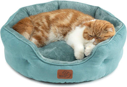 Bedsure Dog Beds for Small Dogs - Round Cat Beds for Indoor Cats, Washable Pet Bed for Puppy and Kitten with Slip-Resistant Bottom, 20 Inches, Camel - Image 12