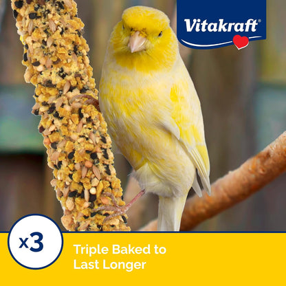 Two pack Vitakraft egg and honey parakeet treats