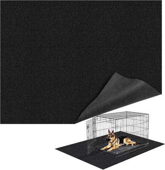 Wibeelee extra large waterproof dog crate mat top view