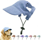 Pet Baseball Cap with Ear Holes - Multi-Color Sun Visor Hat for Dogs & Cats, Summer & Fall Beach Headwear for Puppies & Kittens (Green, XL) - Image 10