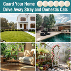 Instructions for using Peidicat cat repellent balls in the yard