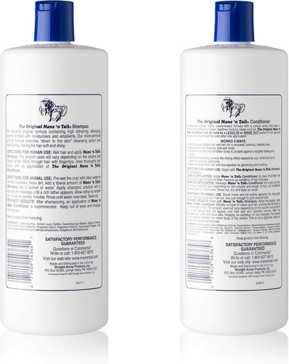 Mane 'n Tail Original Formula Shampoo and Conditioner 32 Ounce twin pack