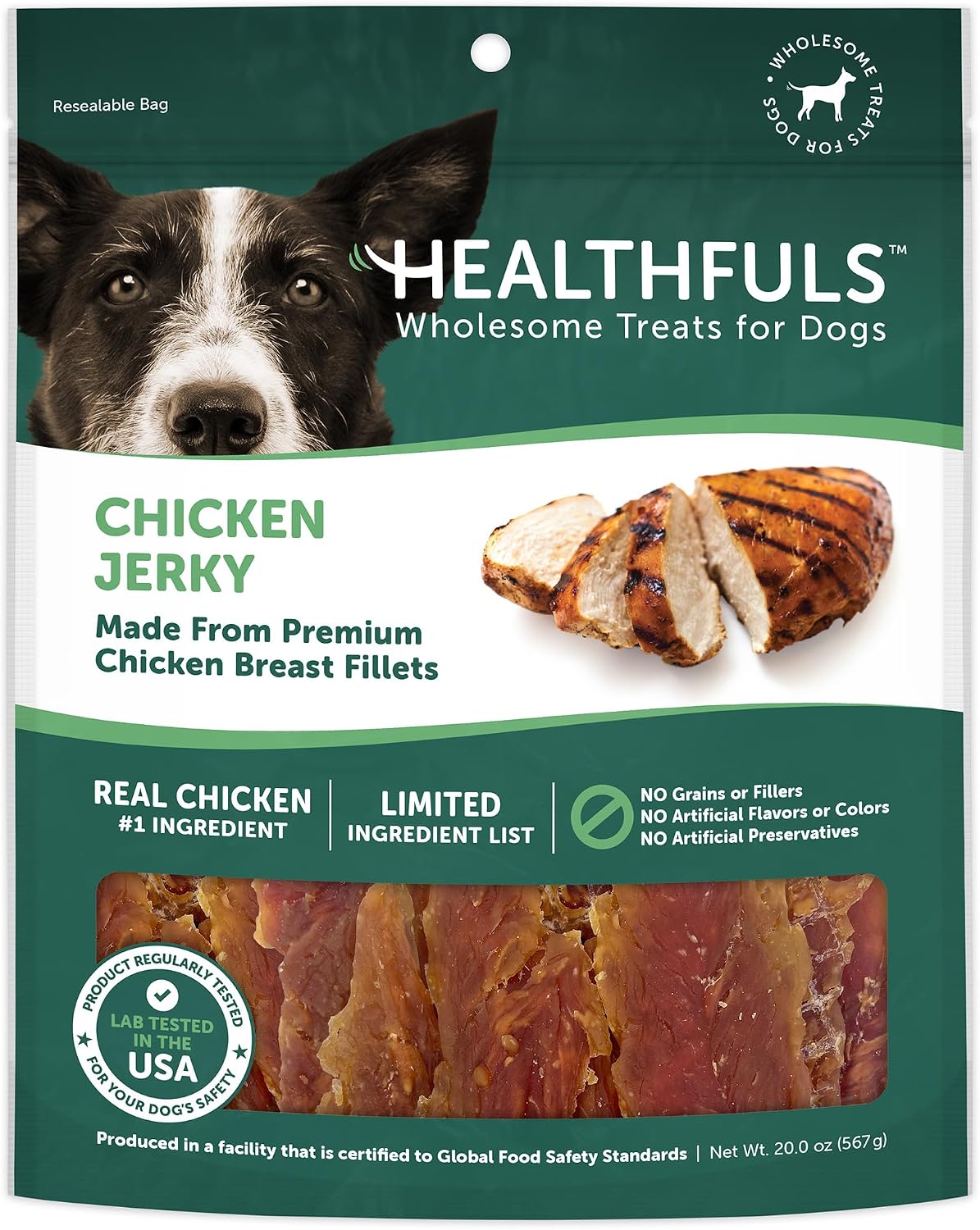 Healthfuls Chicken Jerky Dog Treats with Glucosamine & Chondroitin, 16oz - Image 11