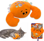 Authentic catnip and silvervine infused ladybug pet toy top view
