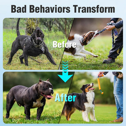 Psituge anti barking device mounted in an outdoor garden setting