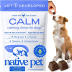 Native Pet Calming Chews for Dogs - Promotes Calming Effect, Supports Emotional Balance & Reduces Hyperactivity - Hemp Seed, Melatonin for Dogs, L-Theanine & Casein - Air-Dried 30 Chews - Image 10
