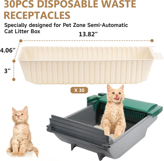 Luvcosy cornstarch cat litter tray showing sturdy construction