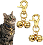 Silver stainless steel pet bells for dogs and cats