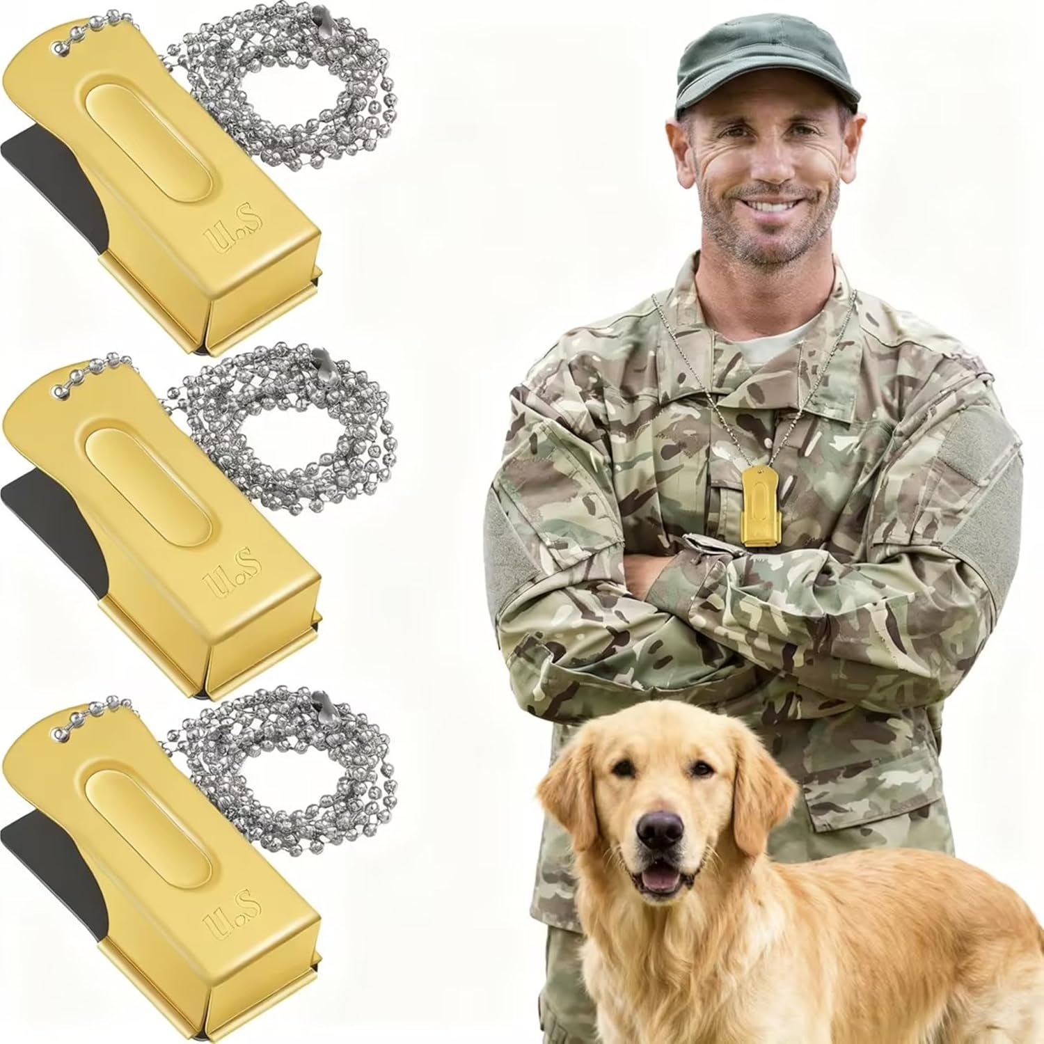 Authentic brass metal training clickers for multi pet domestic conditioning