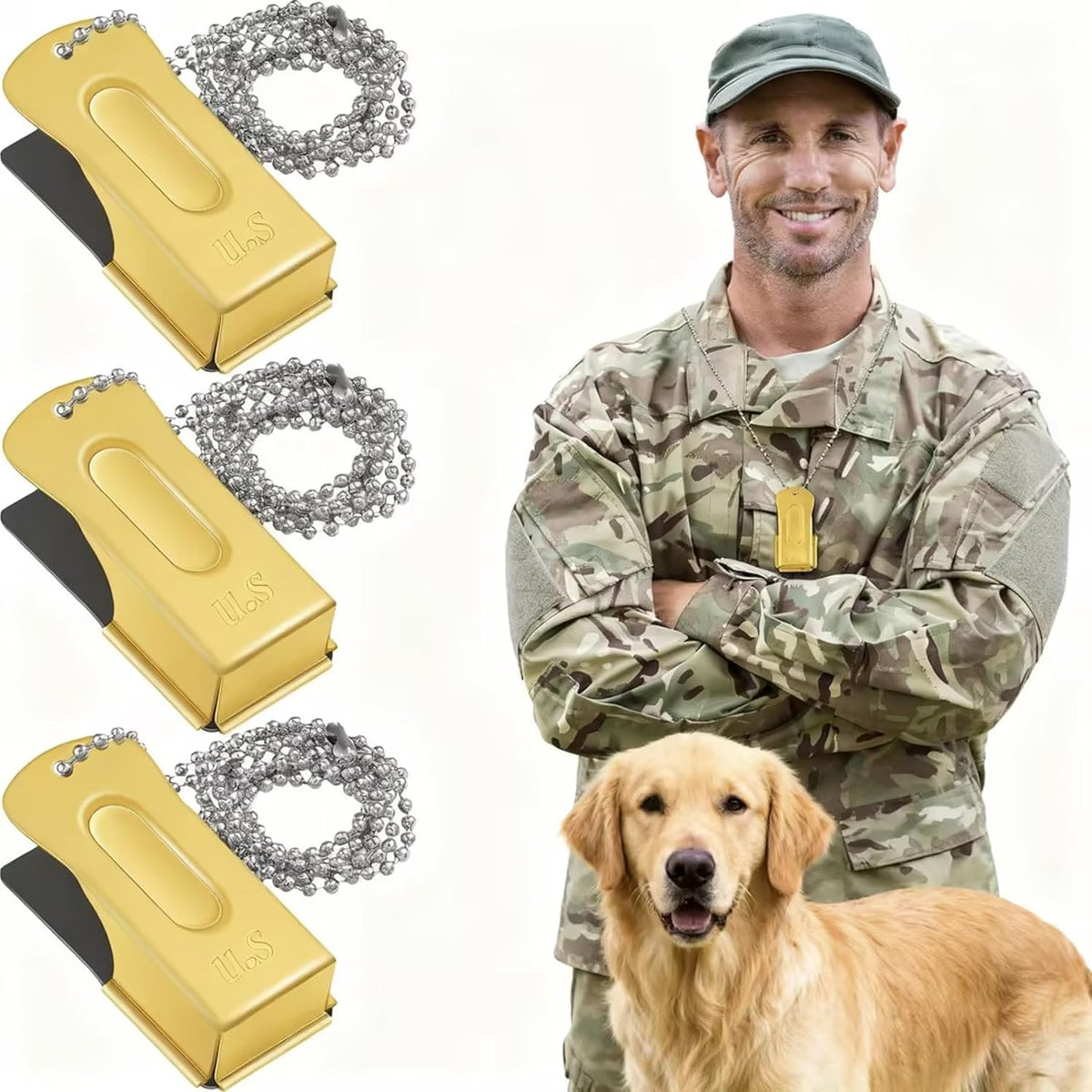 Authentic brass metal training clickers for multi pet domestic conditioning