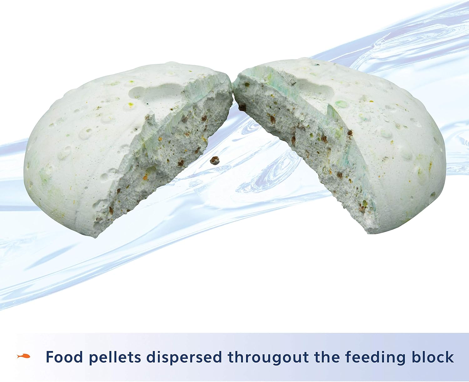 One pack vacation fish feeder product details and instructions on the reverse side