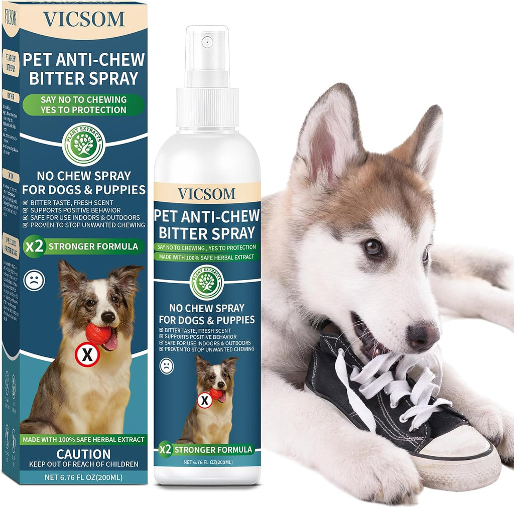 Woyamay No Chew Spray for Dogs front view bottle