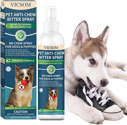 Woyamay No Chew Spray for Dogs front view bottle