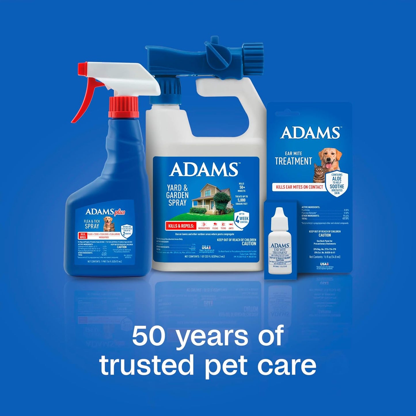 Clinical application of Adams Ear Mite Treatment for pet ear health