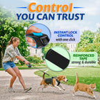 Ergonomic non-slip grip of Peflex retractable dog leash