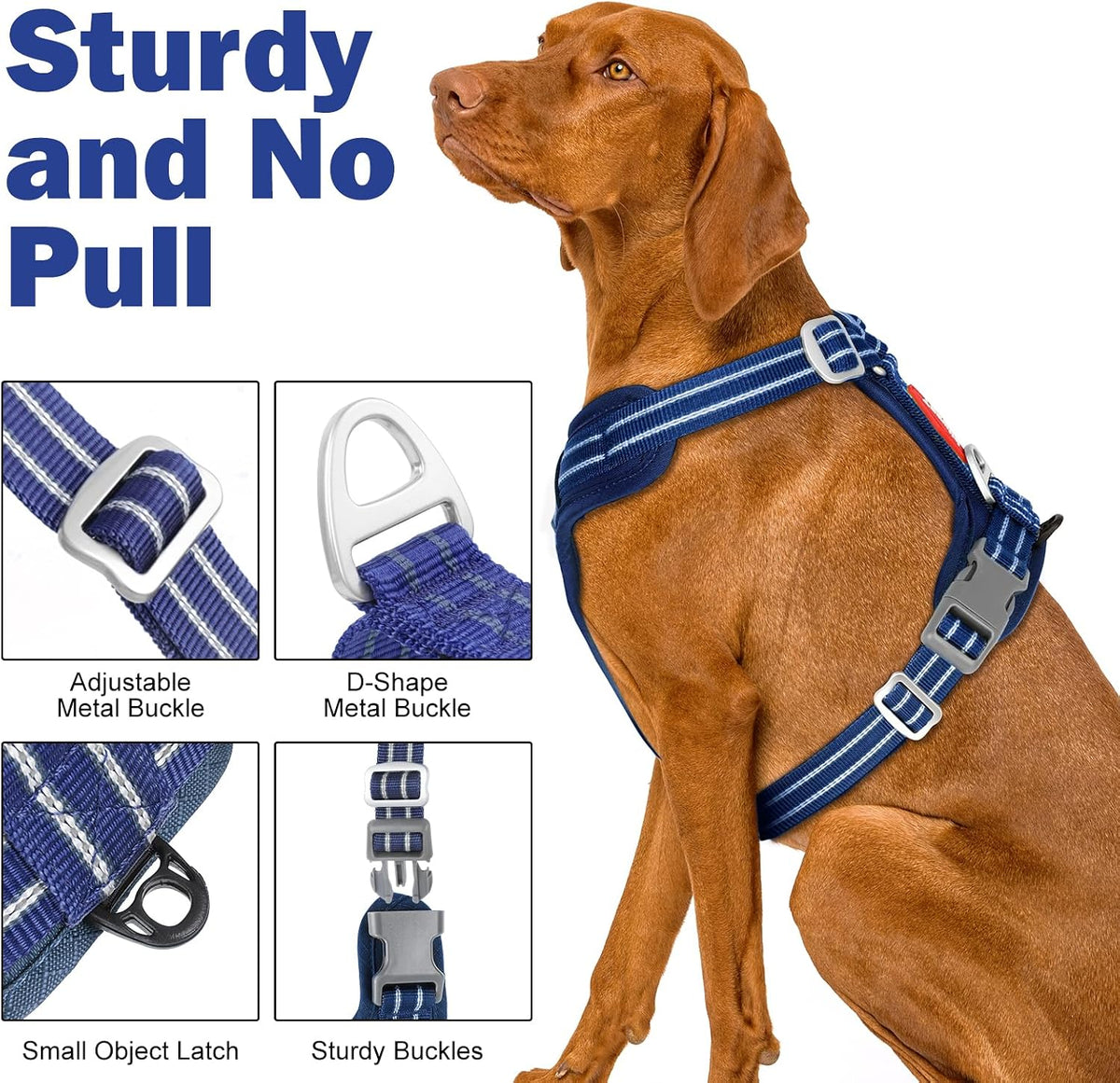 Easy on and off dog harness demonstration