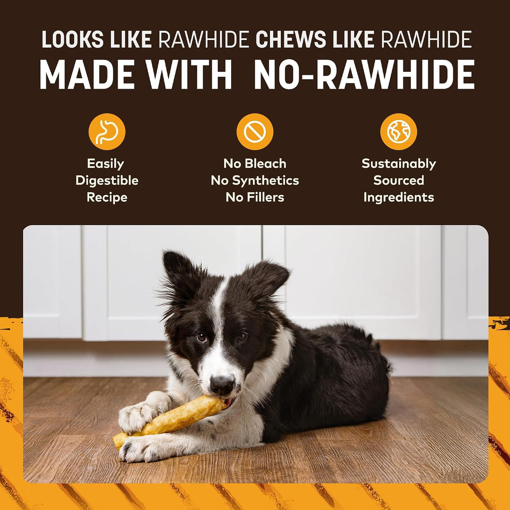 Earth Animal No-Hide dental health dog chews 3 pack