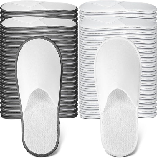 Ramede disposable non slip hotel slippers bulk pack front view