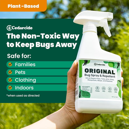 Authentic Cedarcide Original plant-based pest control spray