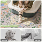 Bienbee premium PVC loop pet mat capturing stray litter granules