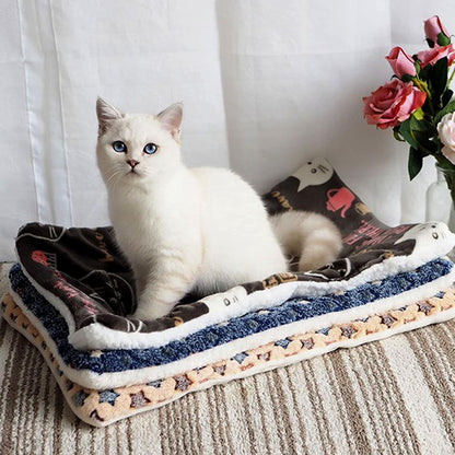 FJWYSANGU pink stars dog blanket folded neatly for travel or storage