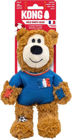 KONG Wild Knots Bear Soccer Player Dog Toy - USA - National Team Jersey Inspired - International Tournament Edition - Plush Rope Toy with Squeaker, Medium/Large - Image 13