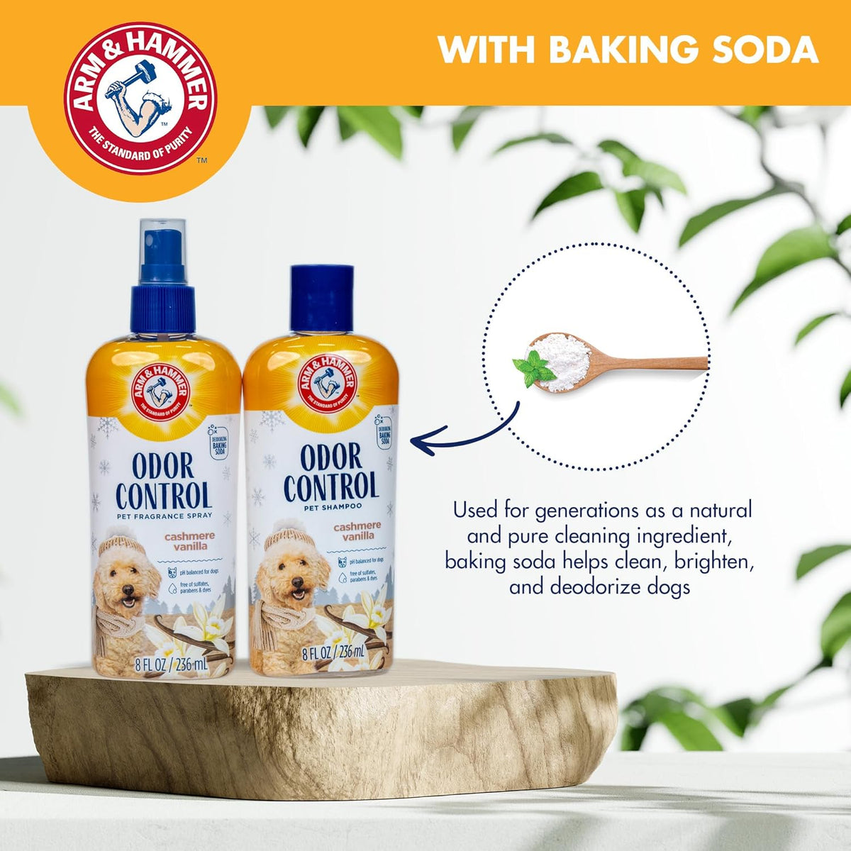 Arm and Hammer pet grooming kit Cashmere Vanilla scent