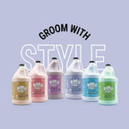 USA imported Bubble Bros. everyday pet conditioner back label with dilution ratio instructions