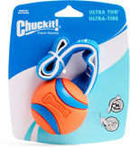 Chuckit Ultra Tug held by hand for throwing