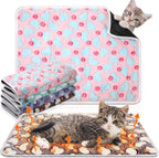 Clysee 16 x 20 inches washable cat heating pad four pack set