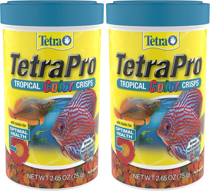 TetraPro Tropical Color Crisps, Fish Food With Natural Color Enhancers, Tropical Fish Food, 7.41 Ounces - Image 9