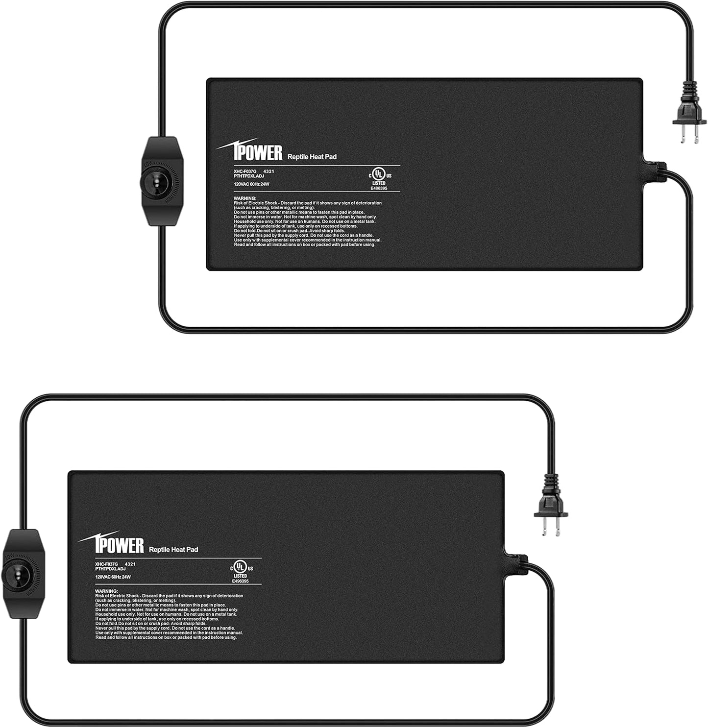 iPower Reptile Heat Pad 4W Under Tank Terrarium Warmer Heating Mat for Turtles Lizards Frogs and Other Small Animals, 4x7 Inch - Image 15