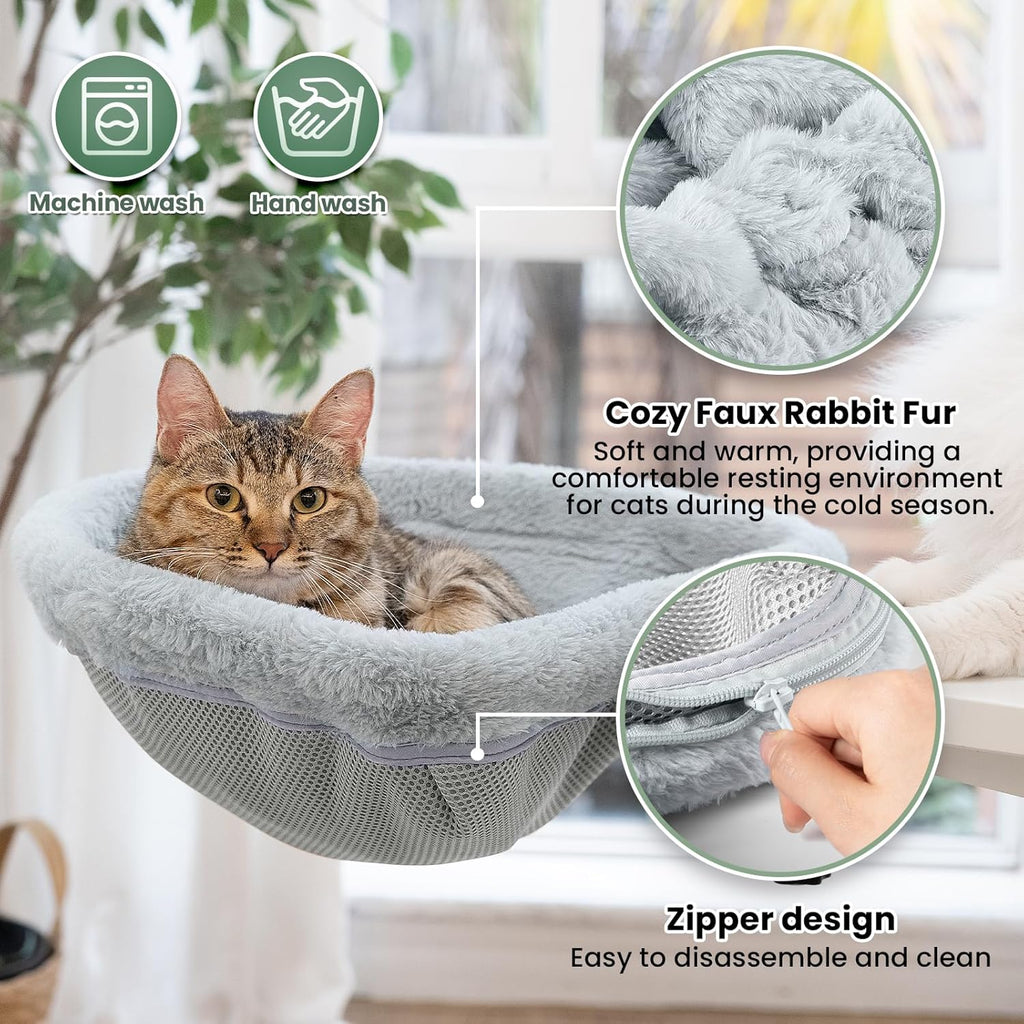 Junspow cat bed metal frame clamp mechanism detail