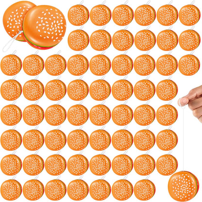 Leitee 24 piece hamburger yo-yo toys front view
