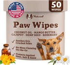 Natural Dog Company Wrinkle Wipes for Dogs, 100 Count, Hypoallergenic, Cleaning & Deodorizing, for Grooming Faces, Paws & Butts - Image 12