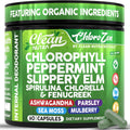 Clean Nutraceuticals Chlorophyll Capsules front view bottle for natural internal deodorant