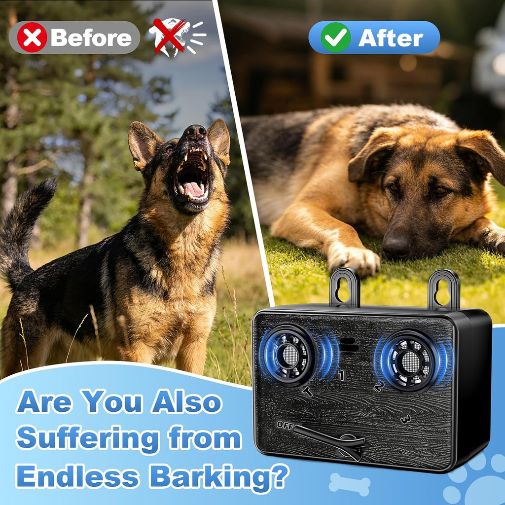 Side profile of Cbersmg anti barking deterrent