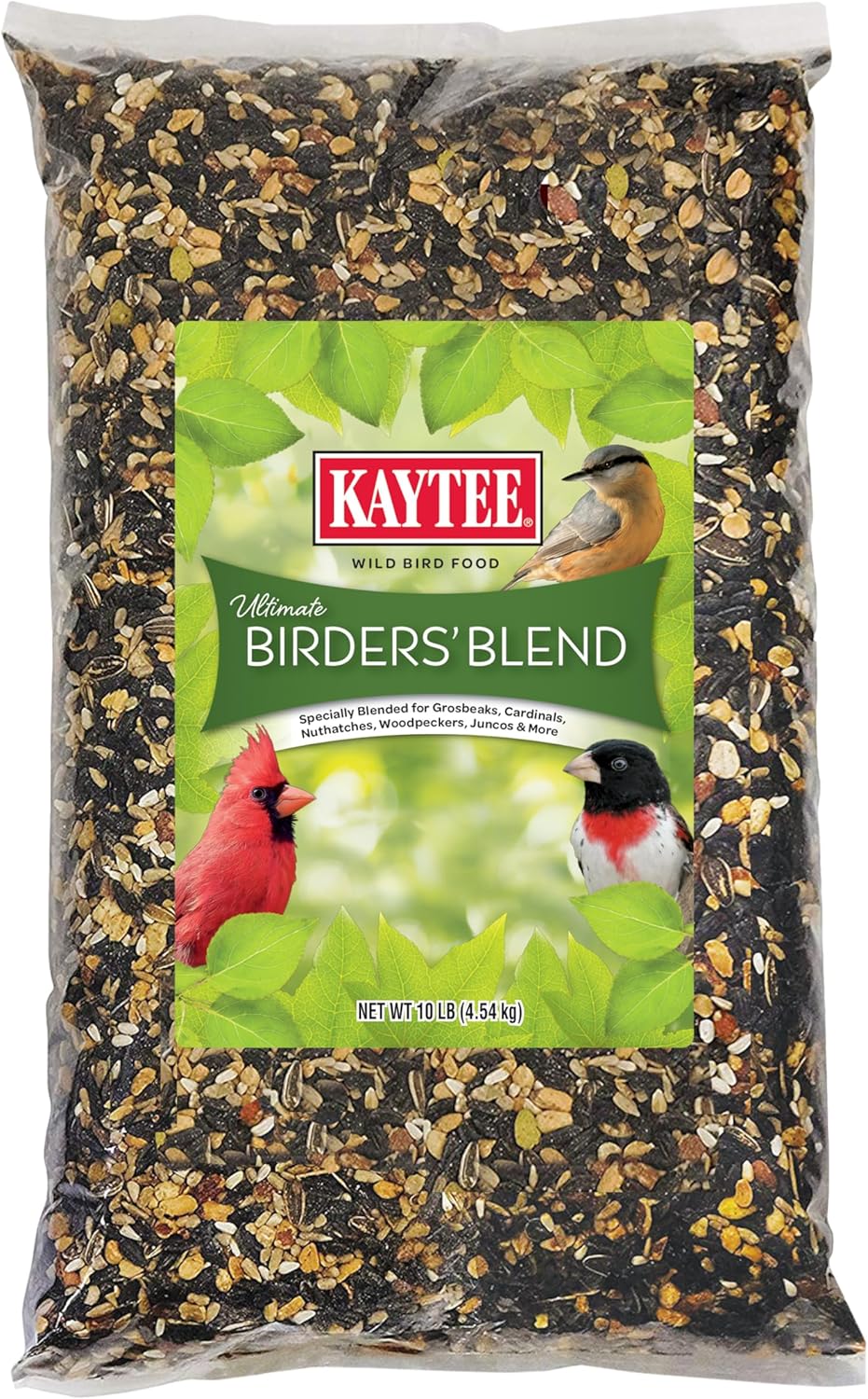 Kaytee Wild Bird Ultimate No Mess Wild Bird Food Seed For Cardinals, Finches, Chickadees, Nuthatches, Woodpeckers, Grosbeaks, Juncos and Other Colorful Songbirds, 9.75 Pound - Image 11