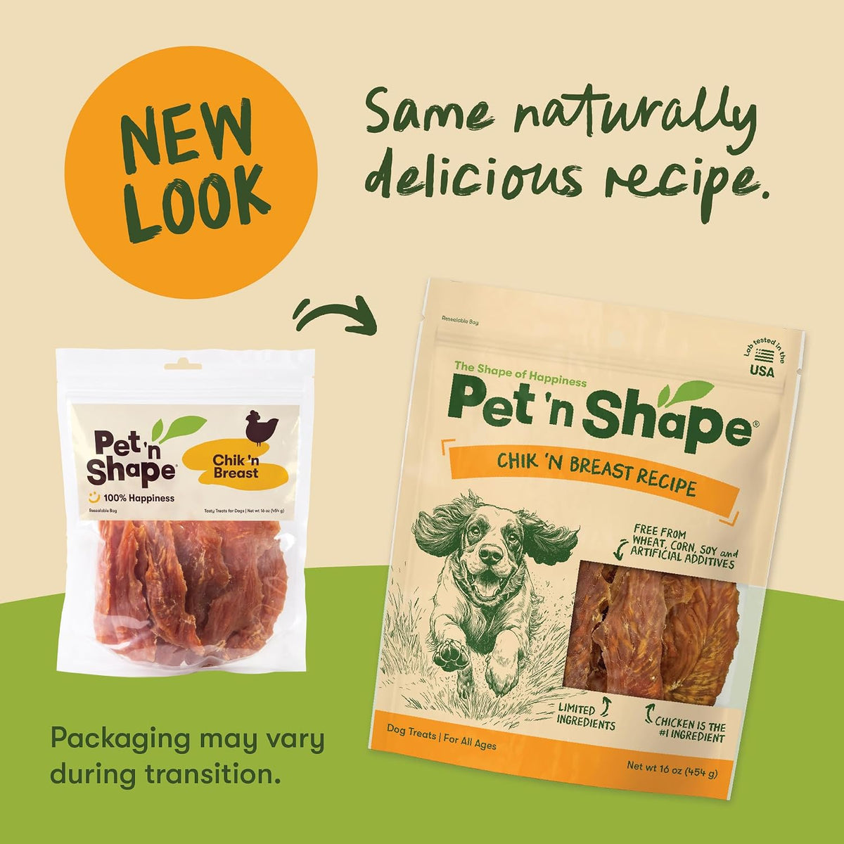 Pet 'n Shape grain-free natural chicken breast treats