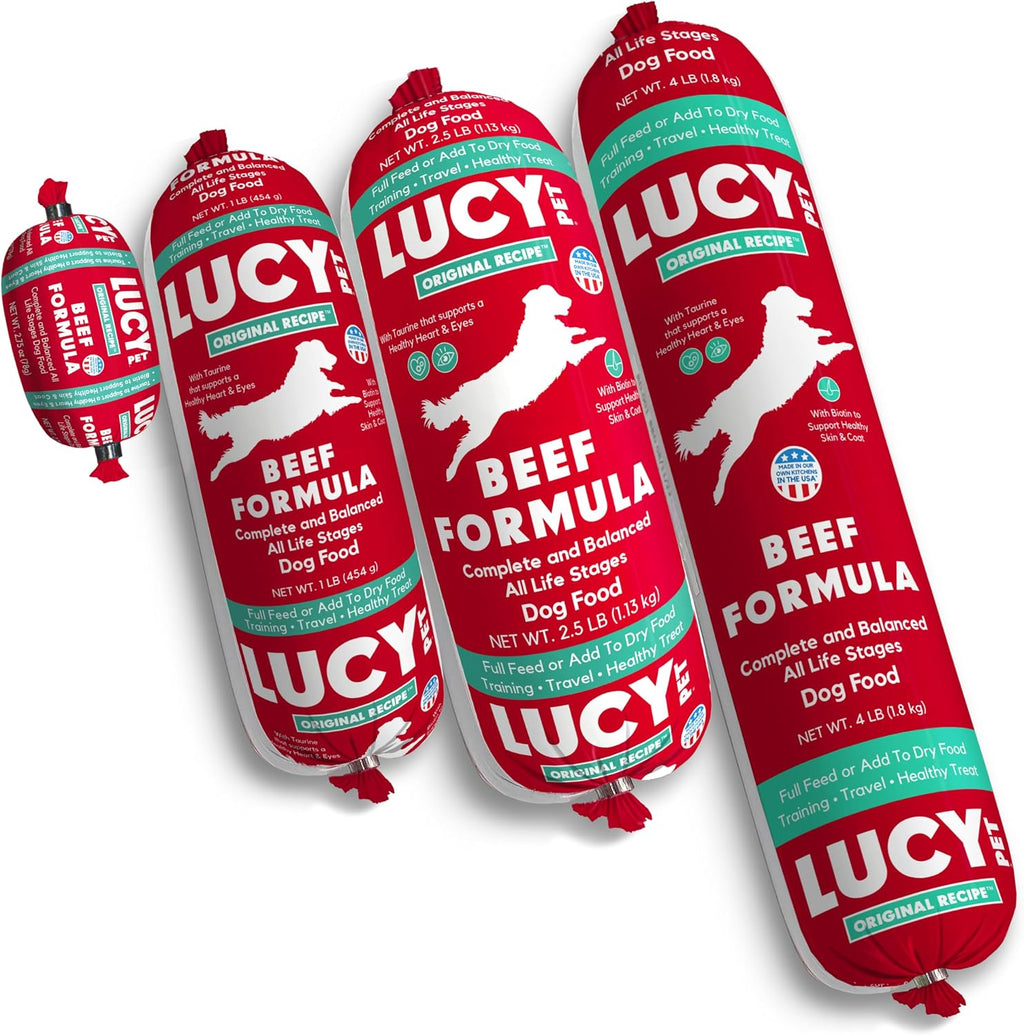 Lucy Pet Products Beef Formula Dog Food Roll 4 lb, (100600047) - Image 9