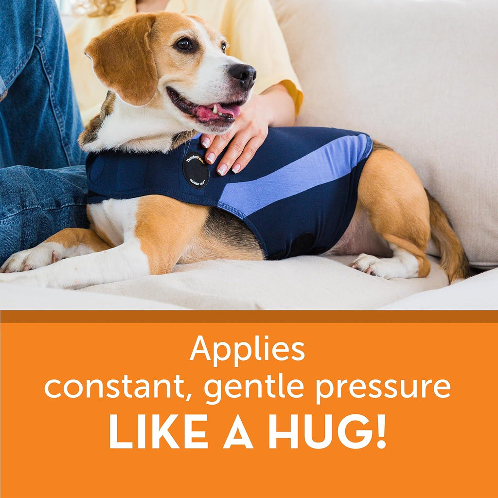 Thundershirt for dogs adjustable hook and loop detail