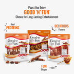 Good 'n' Tasty Triple Flavor Puree Mix-Ins Dog Food Topper Treats for All Dogs, 28 Count, Easy Single-Serve Portions, Added Protein with Duck, Beef and Rabbit, No Chicken Added - Image 11