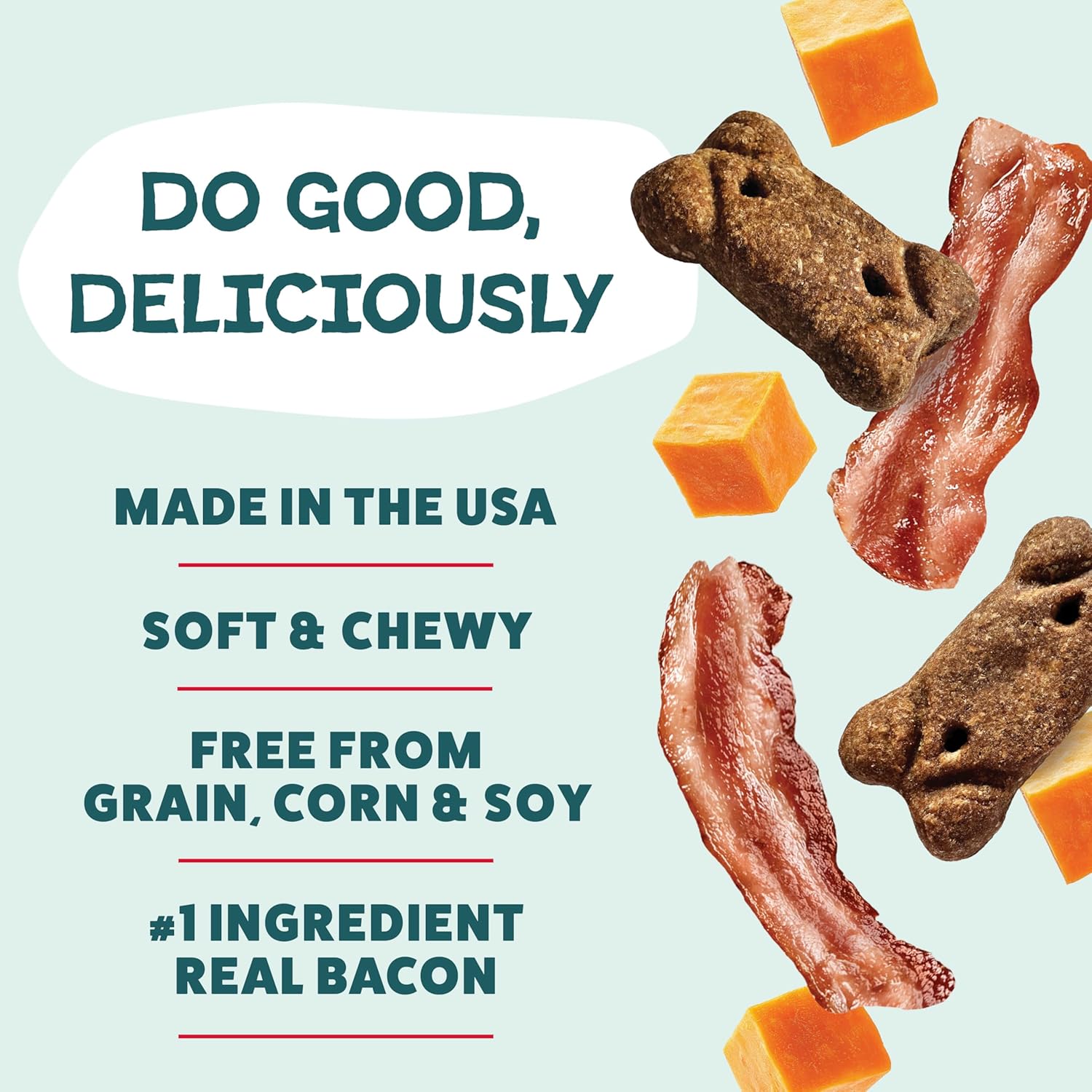 Grain free soft and chewy dog treats for small medium and large breeds