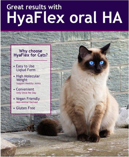 Hyalogic HyaFlex cat joint supplement packaging details