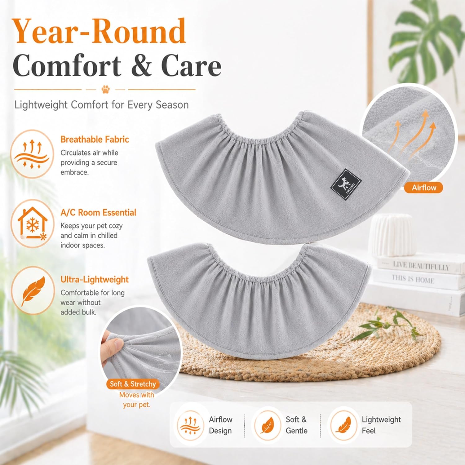 Pet owner using Pawpubby sling for indoor bonding