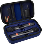 Wireless Microphone Case Compatible with JBL Wireless Two Microphone System, Handheld Dual Mic Travel Bag for Singing or Karaoke for Receivers, Adapters, AA Batteries - Image 11