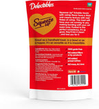 Authentic USA imported healthy cat treat packaging details and back label
