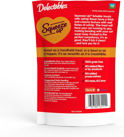 Authentic USA imported healthy cat treat packaging details and back label