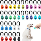 Kigeli pet training clicker multicolor set front view for canine obedience coaching